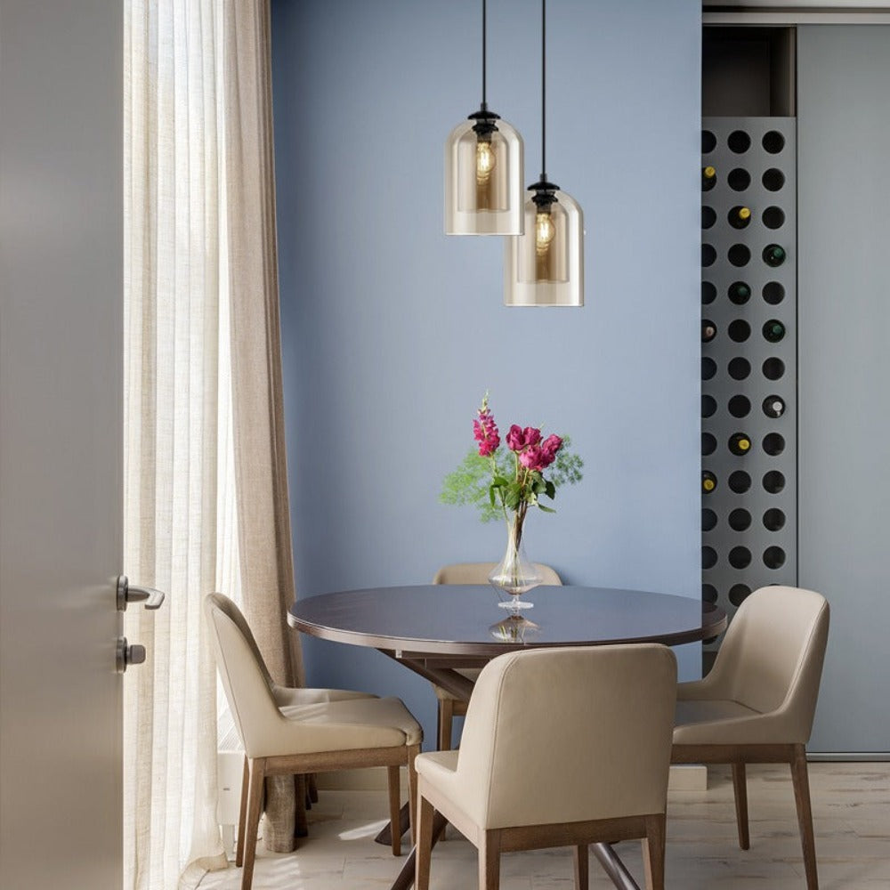 Aeryn | Minimalist Hanging Glass Pendant Light