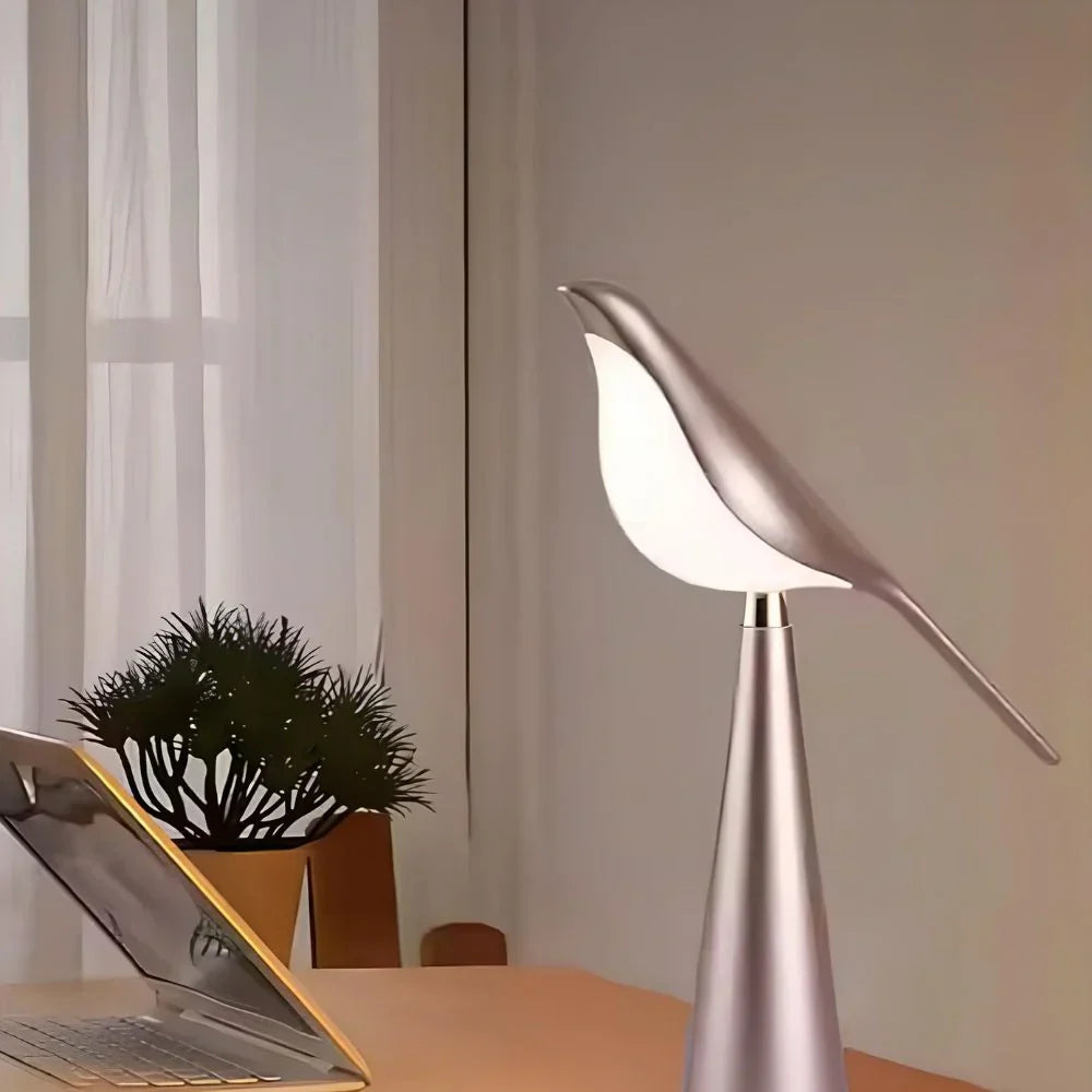 Glowvio | Whimsical Magpie Accent Lamp With Rotatable Head