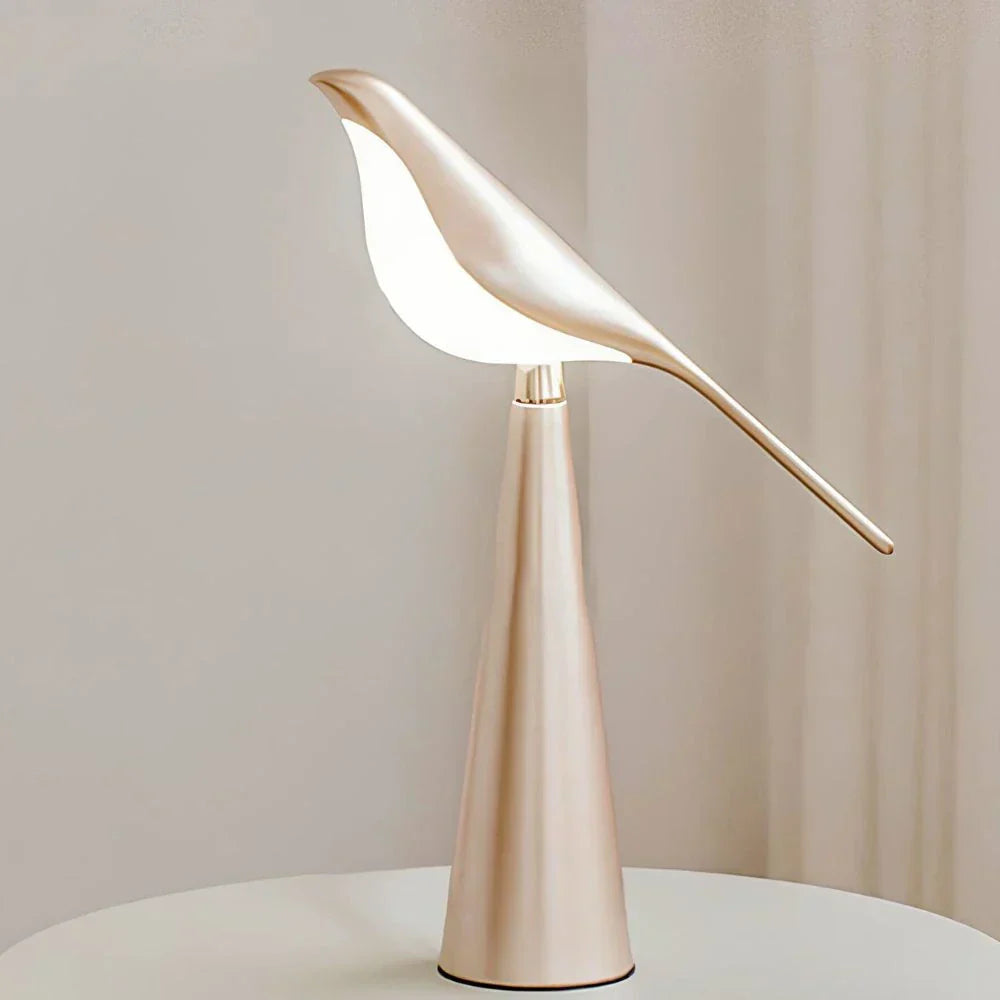 Glowvio | Whimsical Magpie Accent Lamp With Rotatable Head