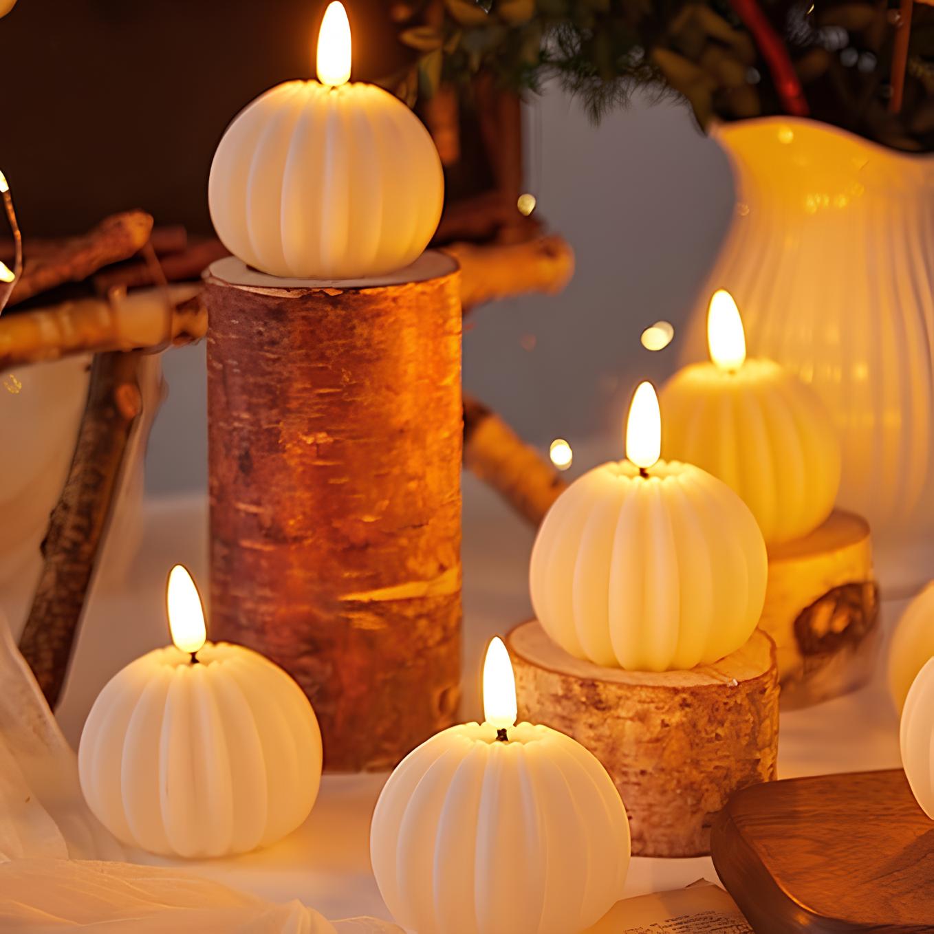Solairis | Elegant Flameless LED Candles With Realistic Glow