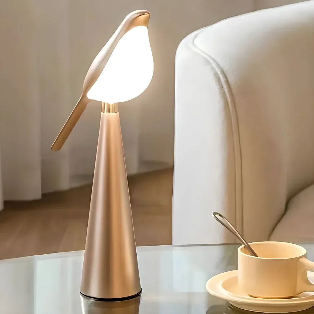 Glowvio | Whimsical Magpie Accent Lamp With Rotatable Head