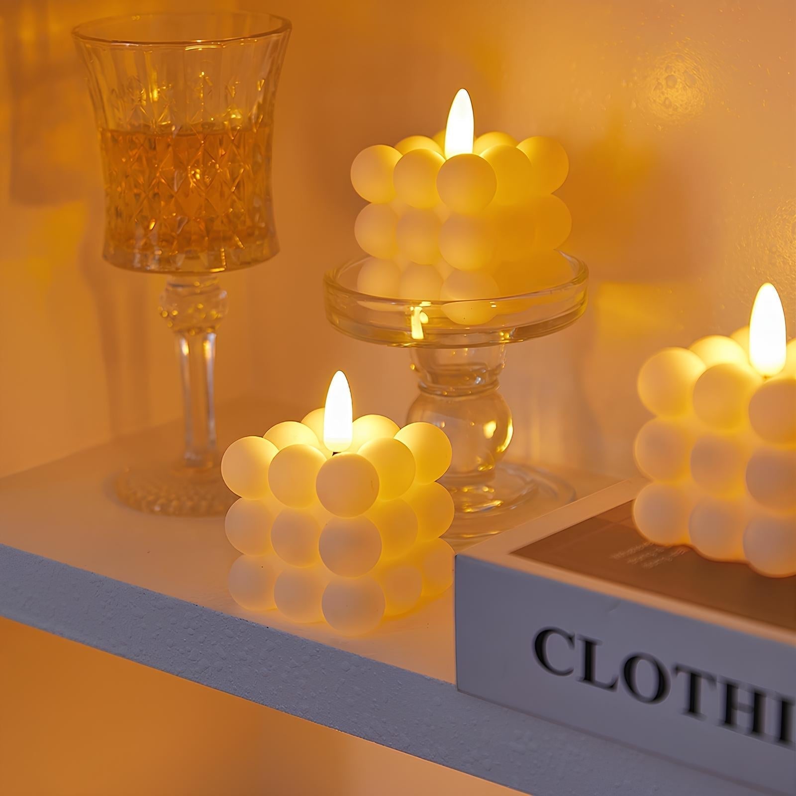Solairis | Elegant Flameless LED Candles With Realistic Glow
