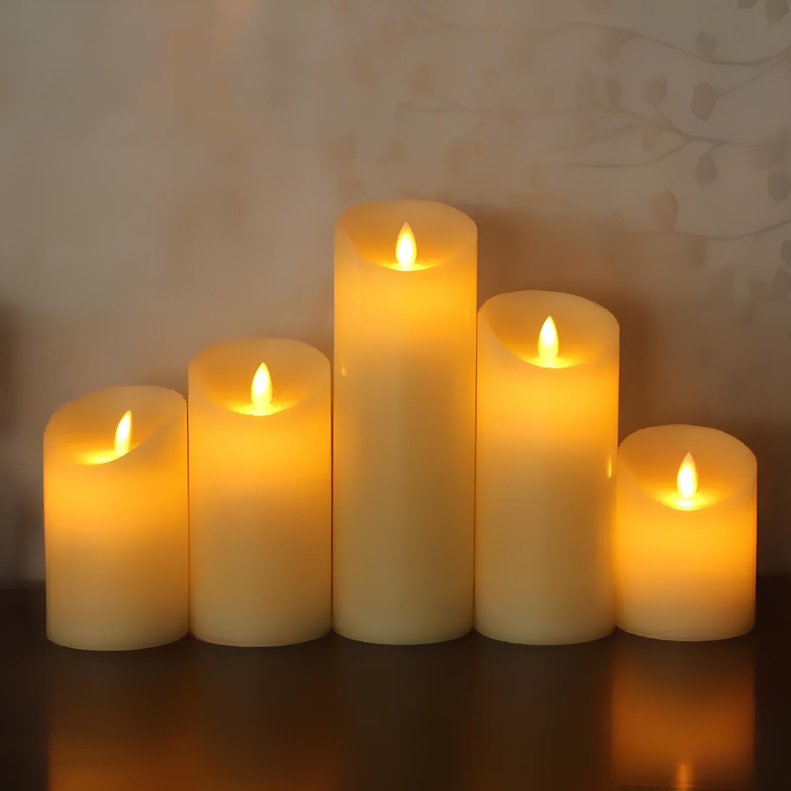 Solairis | Elegant Flameless LED Candles With Realistic Glow