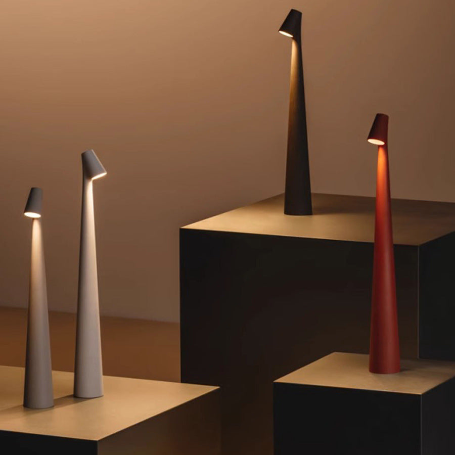 LumiRay | Wireless Nordic-Inspired LED Table Lamp