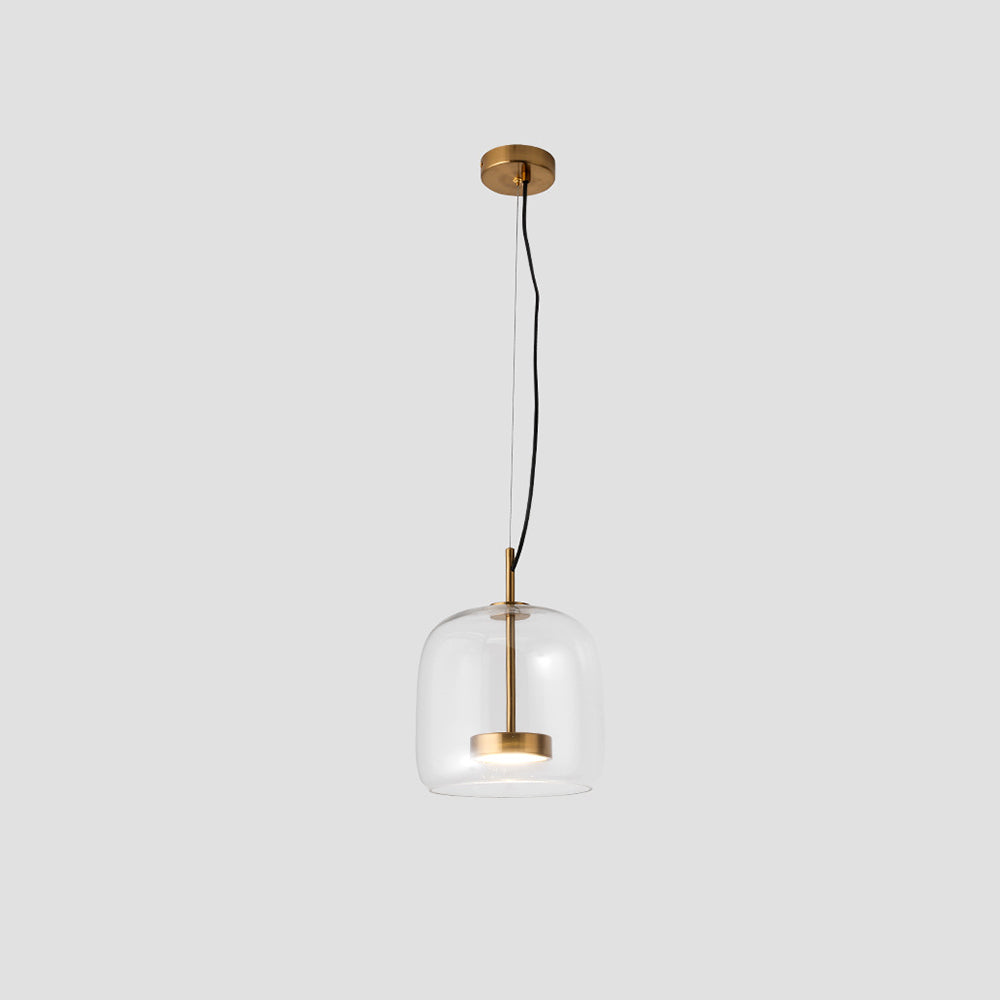 Virella | Retro LED Pendant Lights with Glass Dome