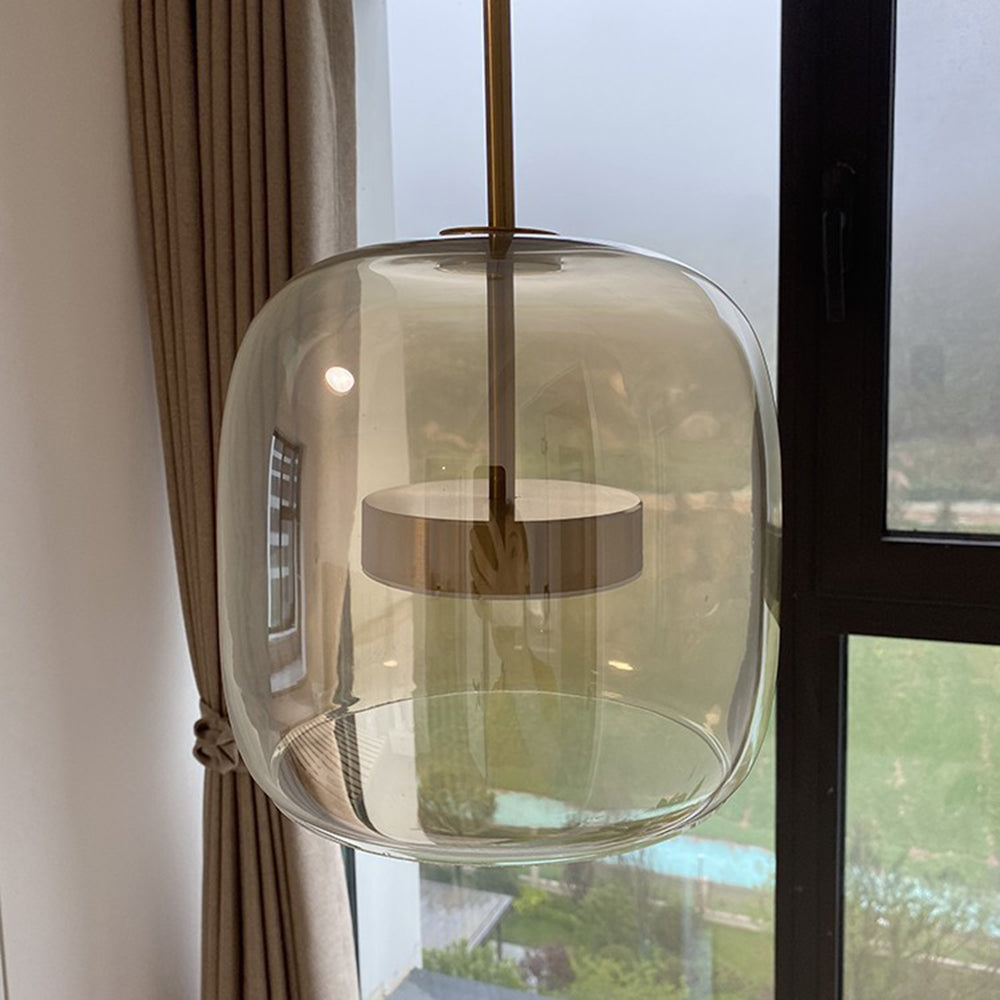 Virella | Retro LED Pendant Lights with Glass Dome