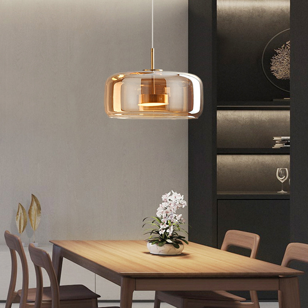 Virella | Retro LED Pendant Lights with Glass Dome
