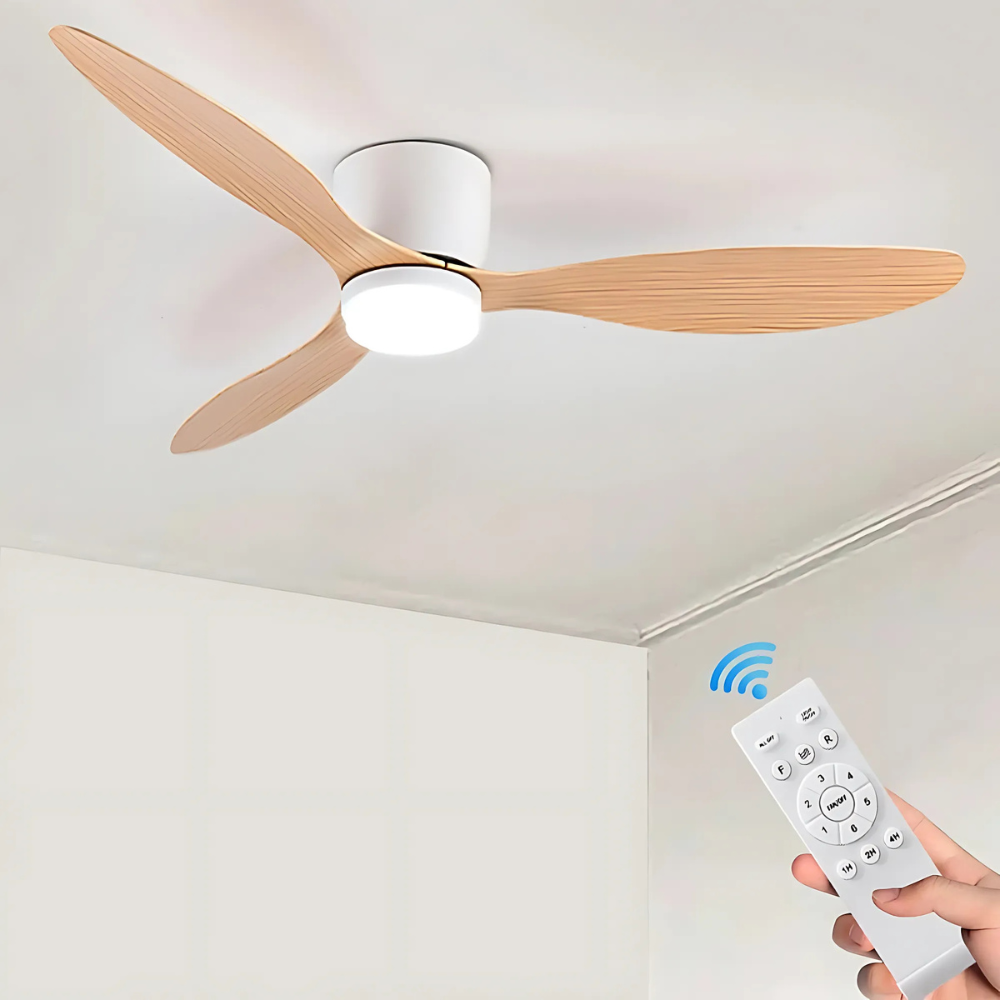 AeroLuxe | LED Ceiling Fan Light with Remote Control