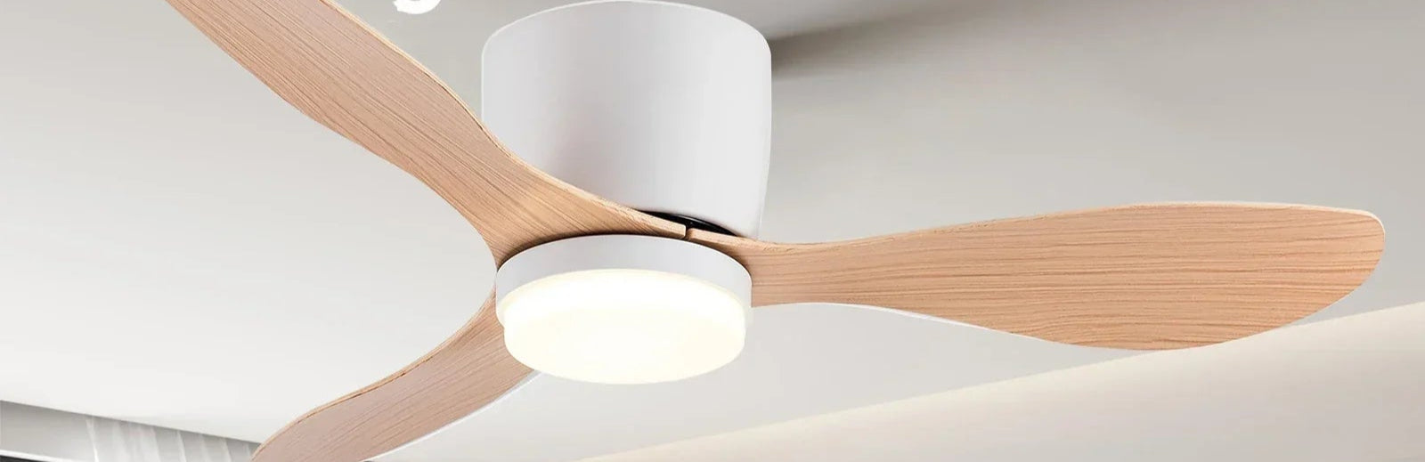 AeroLuxe | LED Ceiling Fan Light with Remote Control