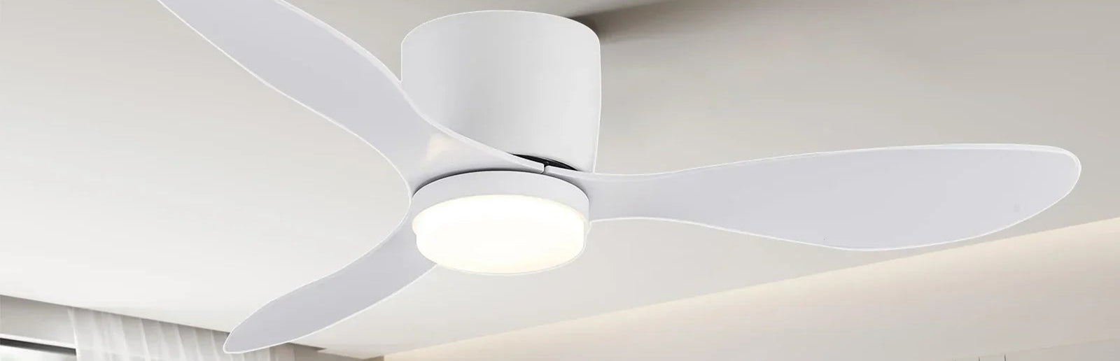 AeroLuxe | LED Ceiling Fan Light with Remote Control