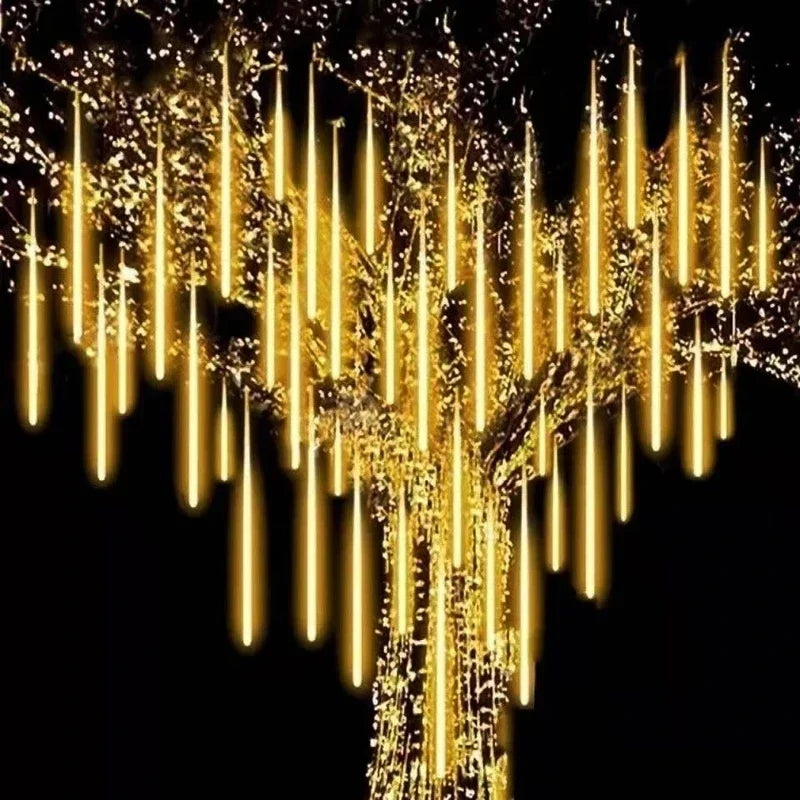 Auralisse | Meteor Shower Outdoor LED Lights for Festive Evenings