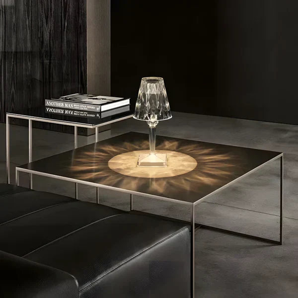 Brightava | Rechargeable Crystal Touch Lamp with Glamorous Glow
