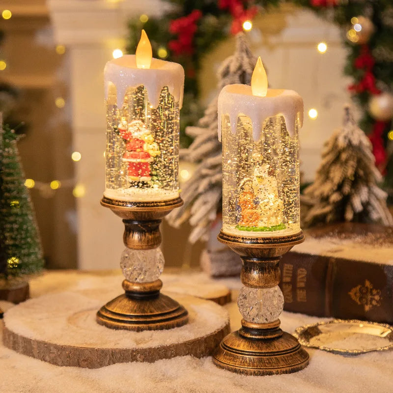 Brightula | Glittering LED Candle Lamp for Magical Holiday Ambiance