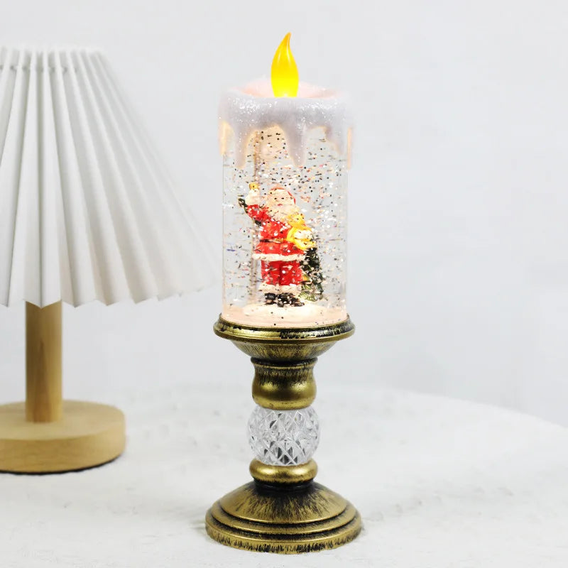 Brightula | Glittering LED Candle Lamp for Magical Holiday Ambiance