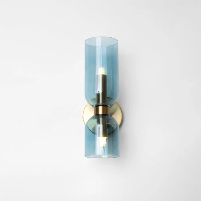 Brilloxa | Dual Glass LED Wall Lamp With Modern Elegance
