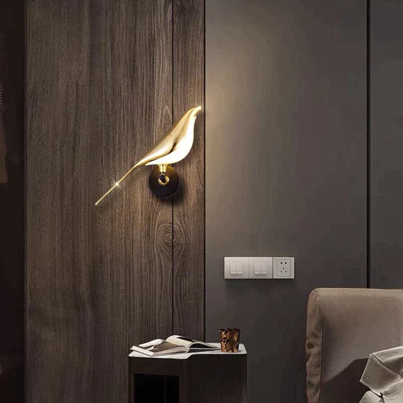 LumiBird | Scandinavian-Inspired LED Bird Wall Lamp