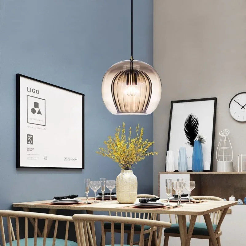 Eclipso | Modern Glass Hanging Lamp With Sleek Design