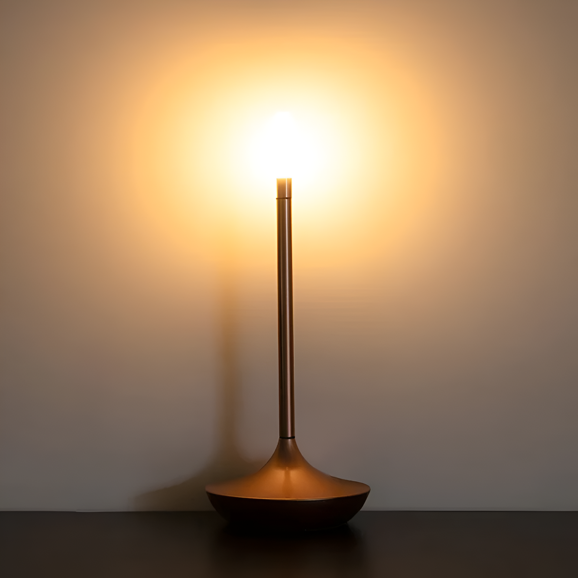 Elaris | Modern Rechargeable Pillar Lamp with Warm Dimmable Light
