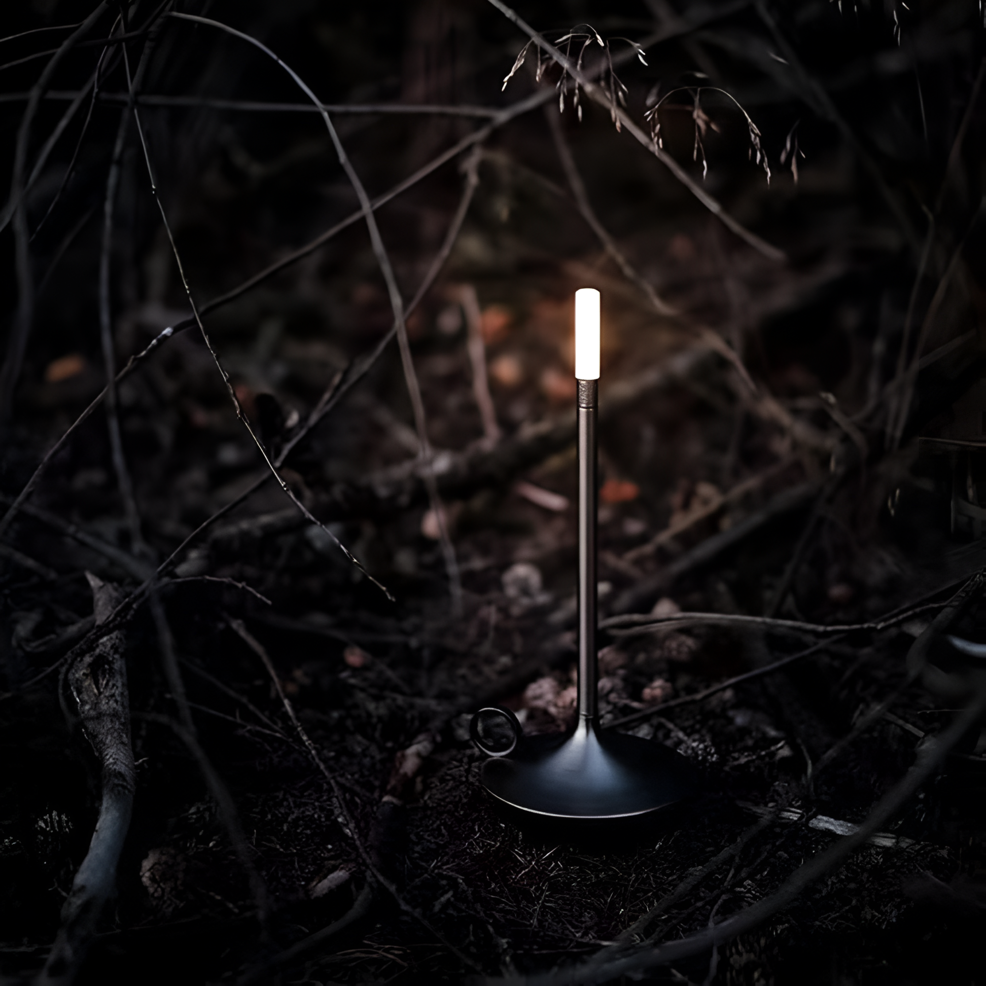 Elaris | Modern Rechargeable Pillar Lamp with Warm Dimmable Light