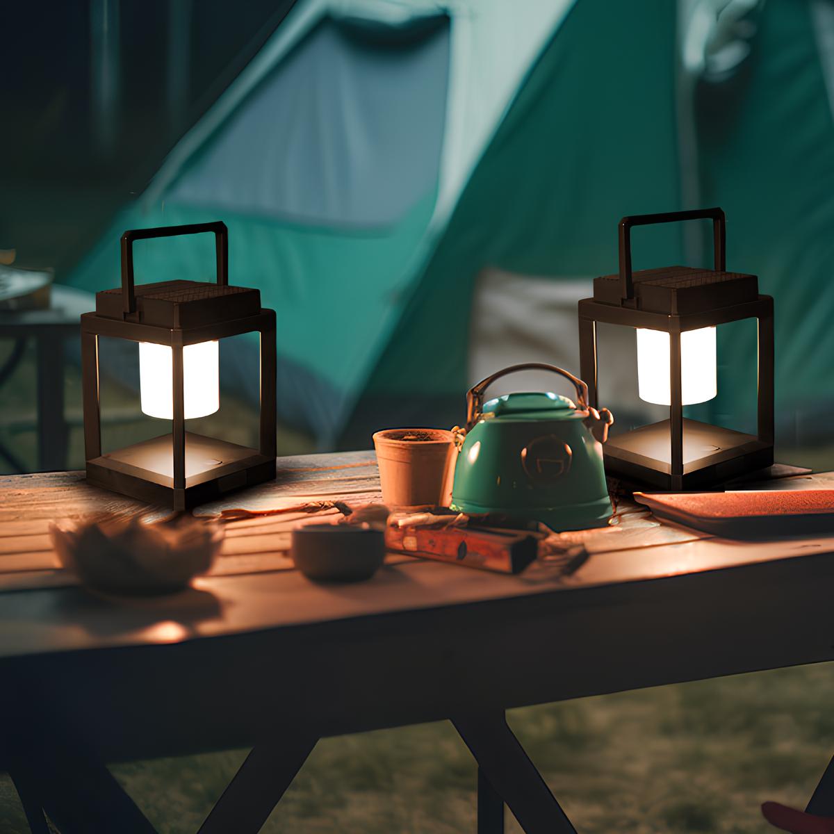 Elystra | Outdoor Solar Lantern with Dual Charging and Adjustable Glow