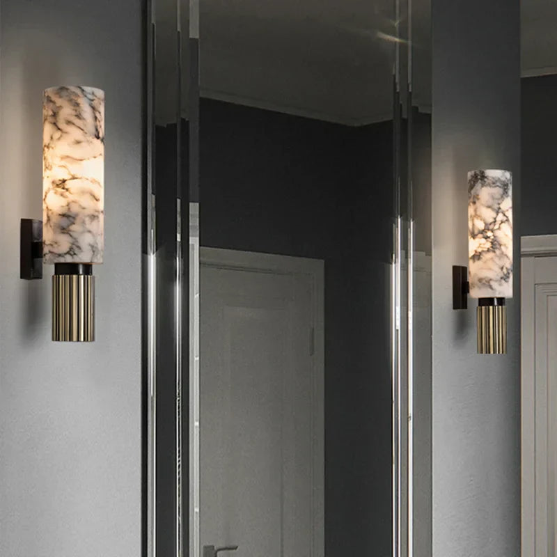 Faylux | Elegant Marble Wall Light