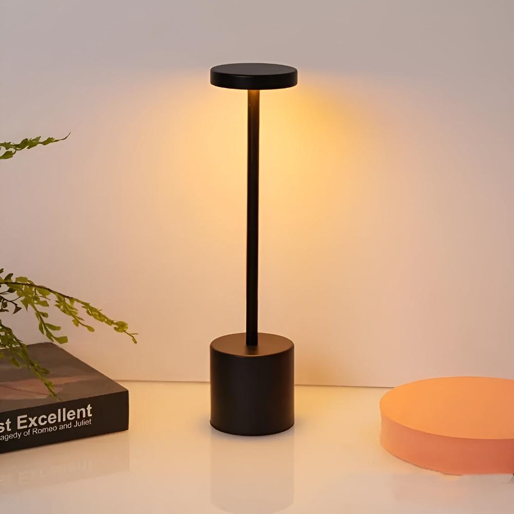 Flamara | Cordless Glow Lamp with Touch Control and Gold Finish