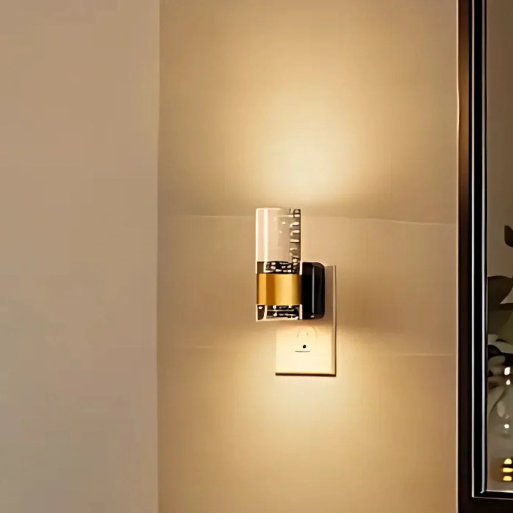 GlimmerPlug | Plug-in Wall Sconce with Ambient Glow