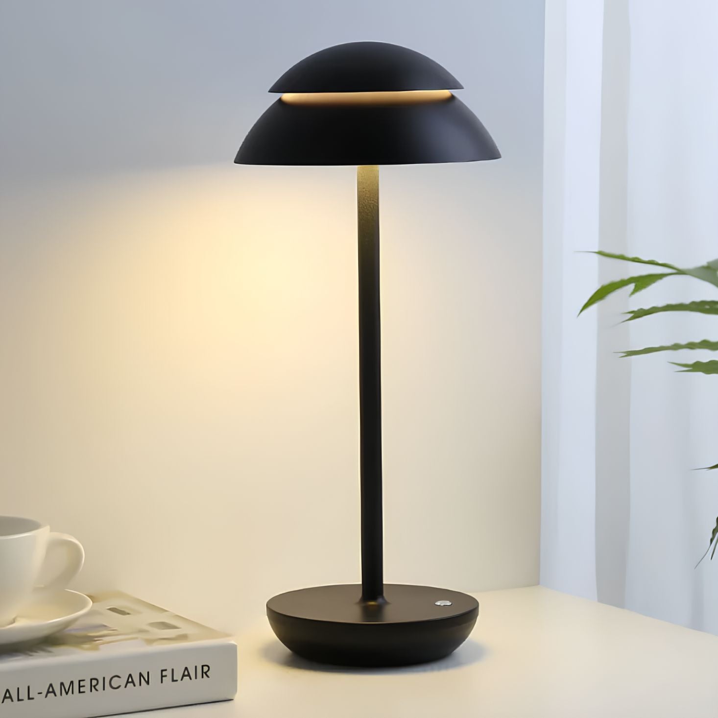 Glowairis | Rechargeable Aluminum LED Lamp with Touch Dimming