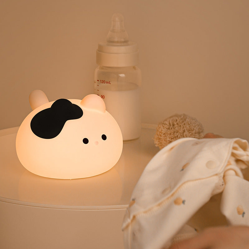 Glowella | Cow-Cat LED Night Light with Tap & Glow Control