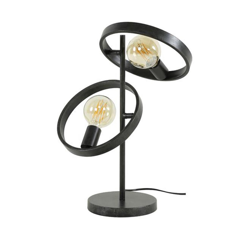 Glownest | Industrial Metal Table Lamp with Rotating Shade
