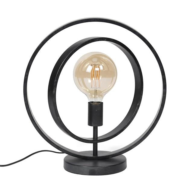 Glownest | Industrial Metal Table Lamp with Rotating Shade