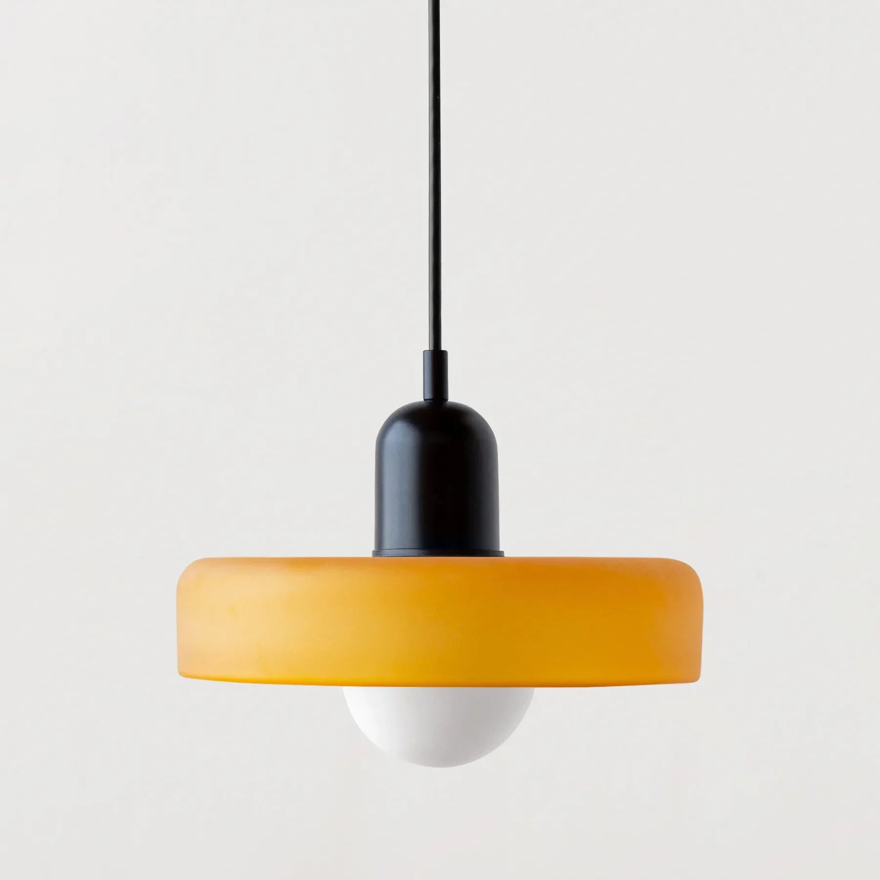 Glowvia | Glass Pendant Light with Retro Dome Design