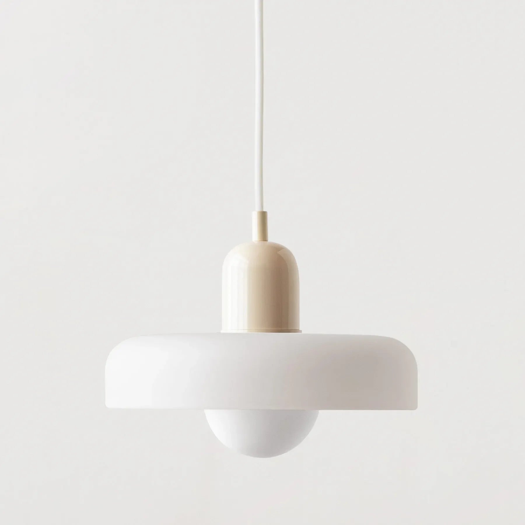 Glowvia | Glass Pendant Light with Retro Dome Design