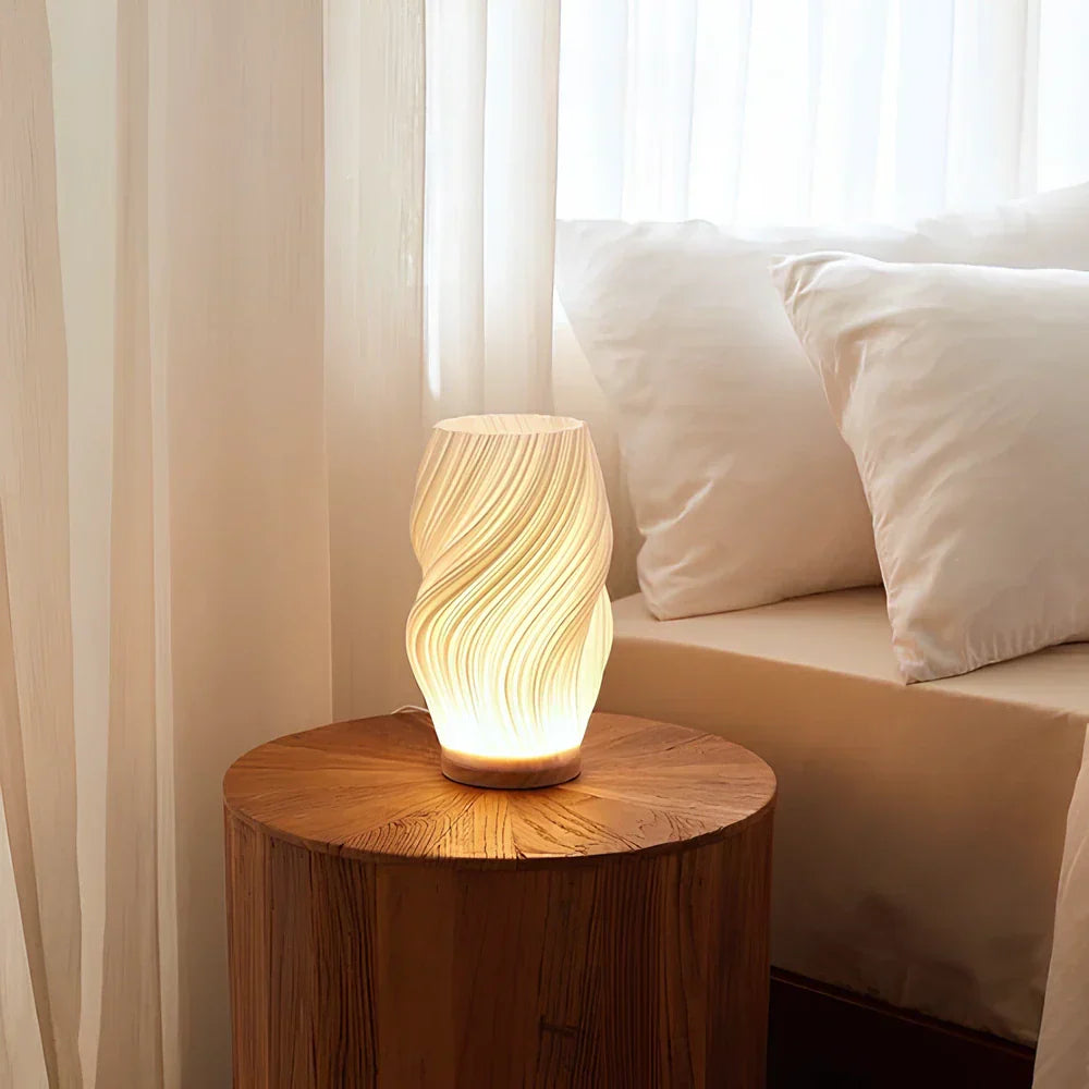 Helionyx | Sculpted LED Lamp with USB and Dimmable Glow