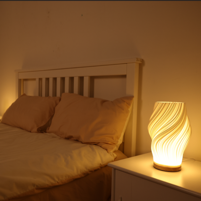 Helionyx | Sculpted LED Lamp with USB and Dimmable Glow