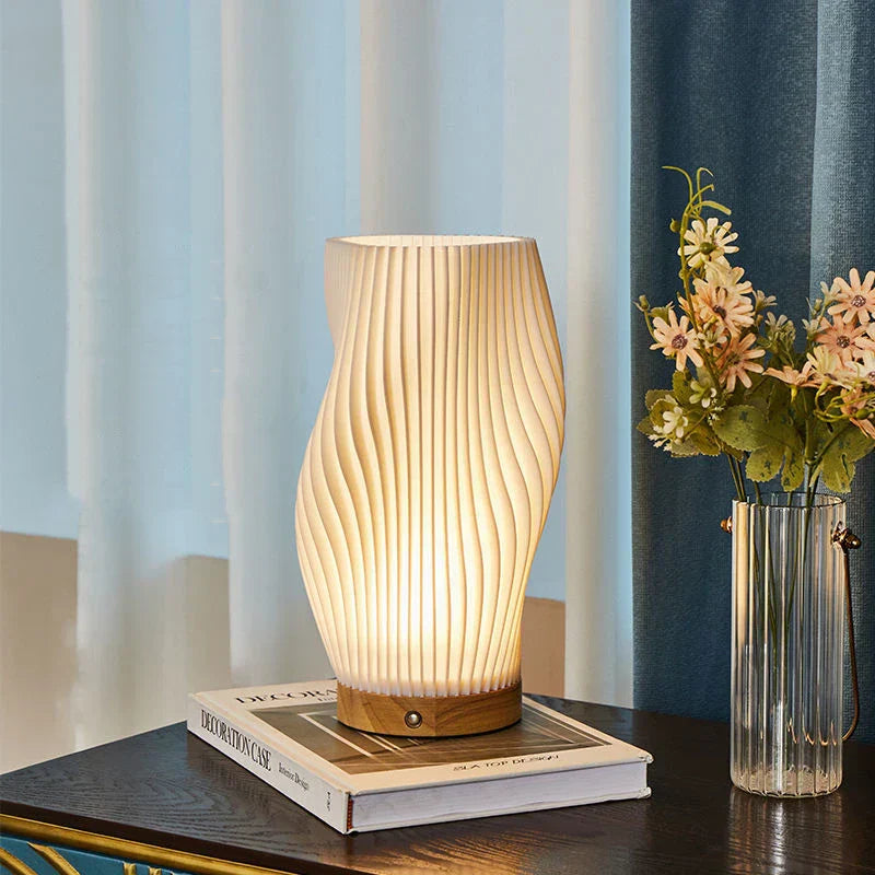 Helionyx | Sculpted LED Lamp with USB and Dimmable Glow