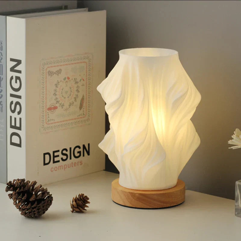 Helionyx | Sculpted LED Lamp with USB and Dimmable Glow
