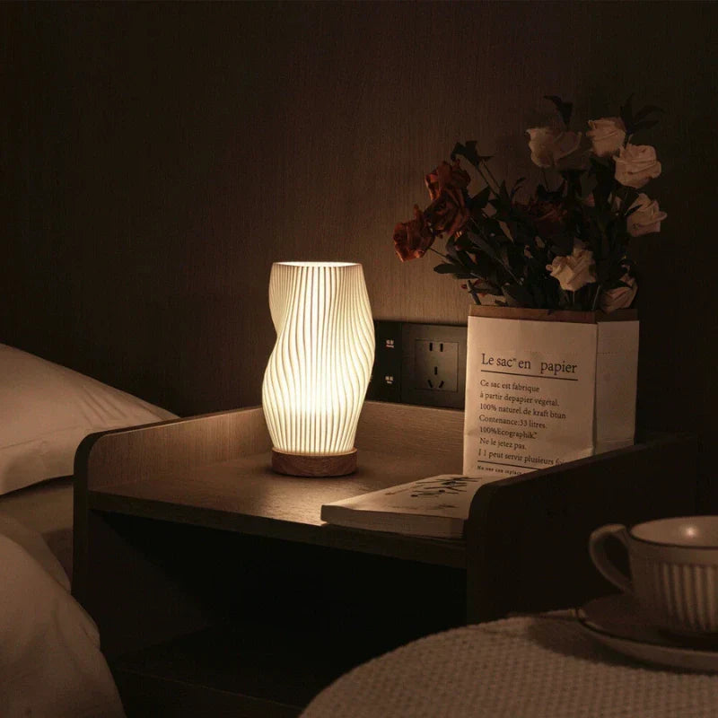 Helionyx | Sculpted LED Lamp with USB and Dimmable Glow