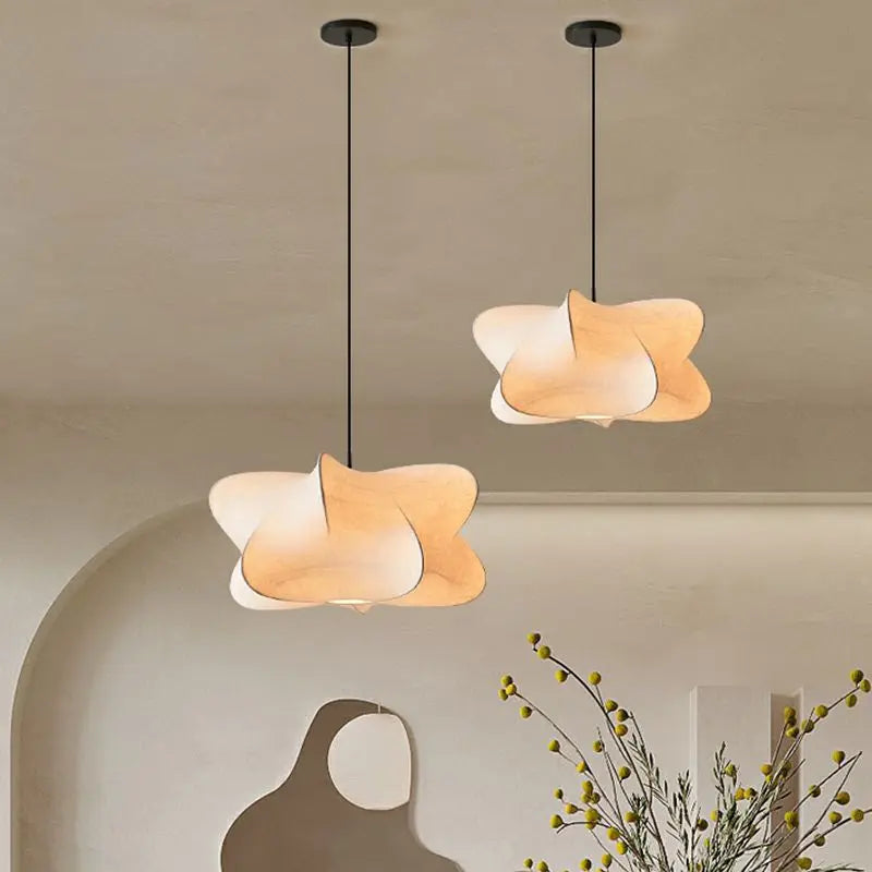 Ignara | Minimalist Japanese Silk Pendant Lamp