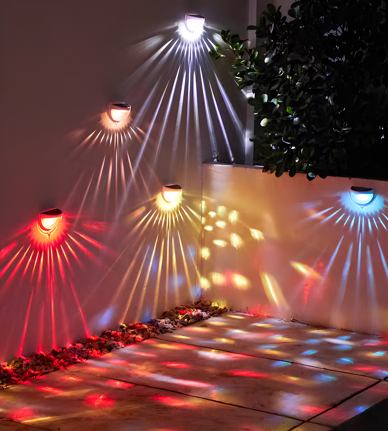 Illuniax | Solar-Powered Outdoor Wall Lamp with Auto On/Off