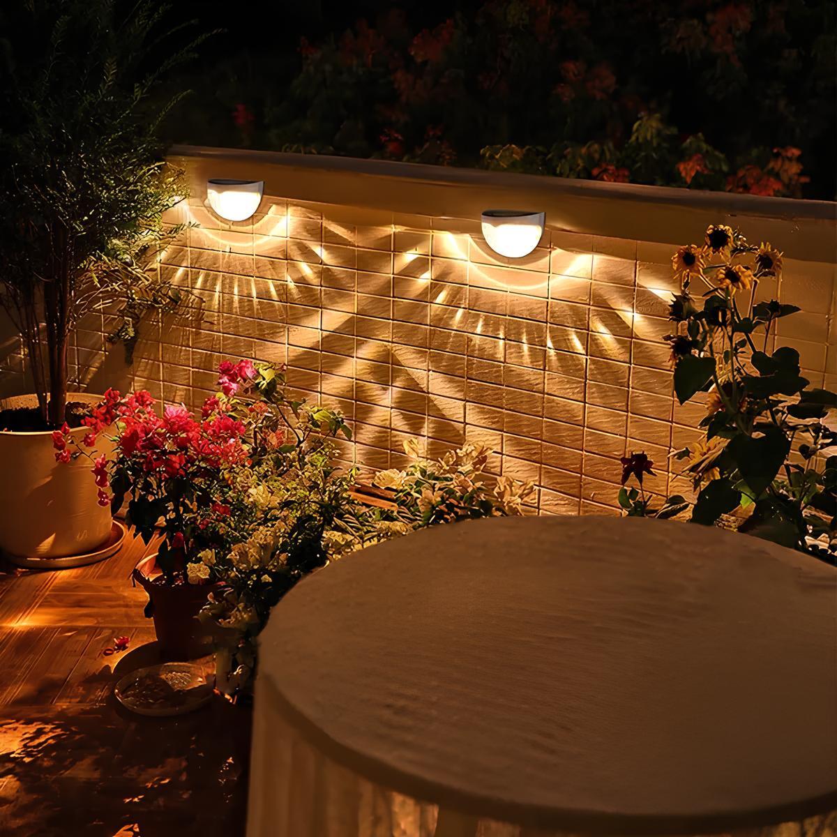 Illuniax | Solar-Powered Outdoor Wall Lamp with Auto On/Off
