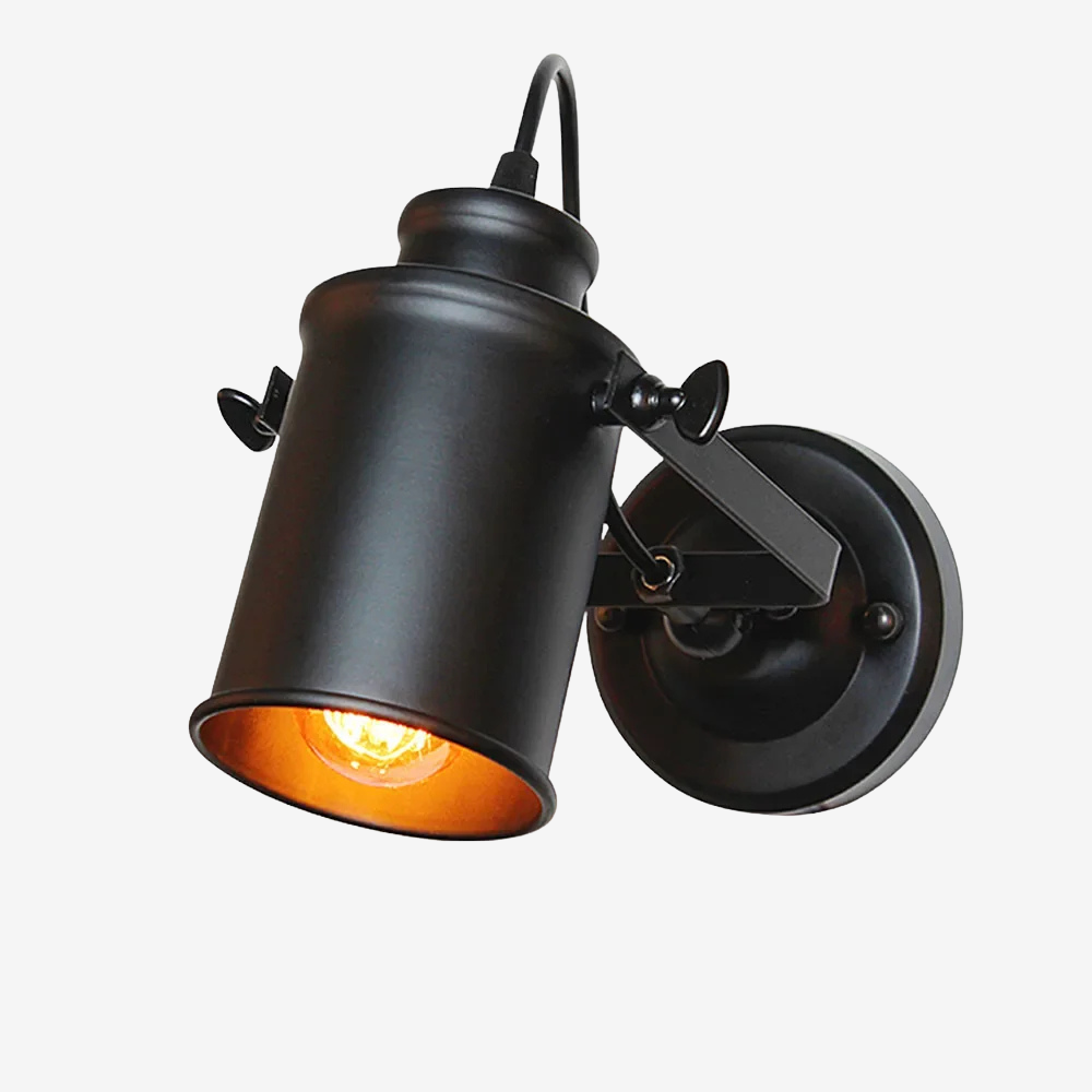 Ilumae | Vintage Wall-Mounted Spotlight in Industrial Metal