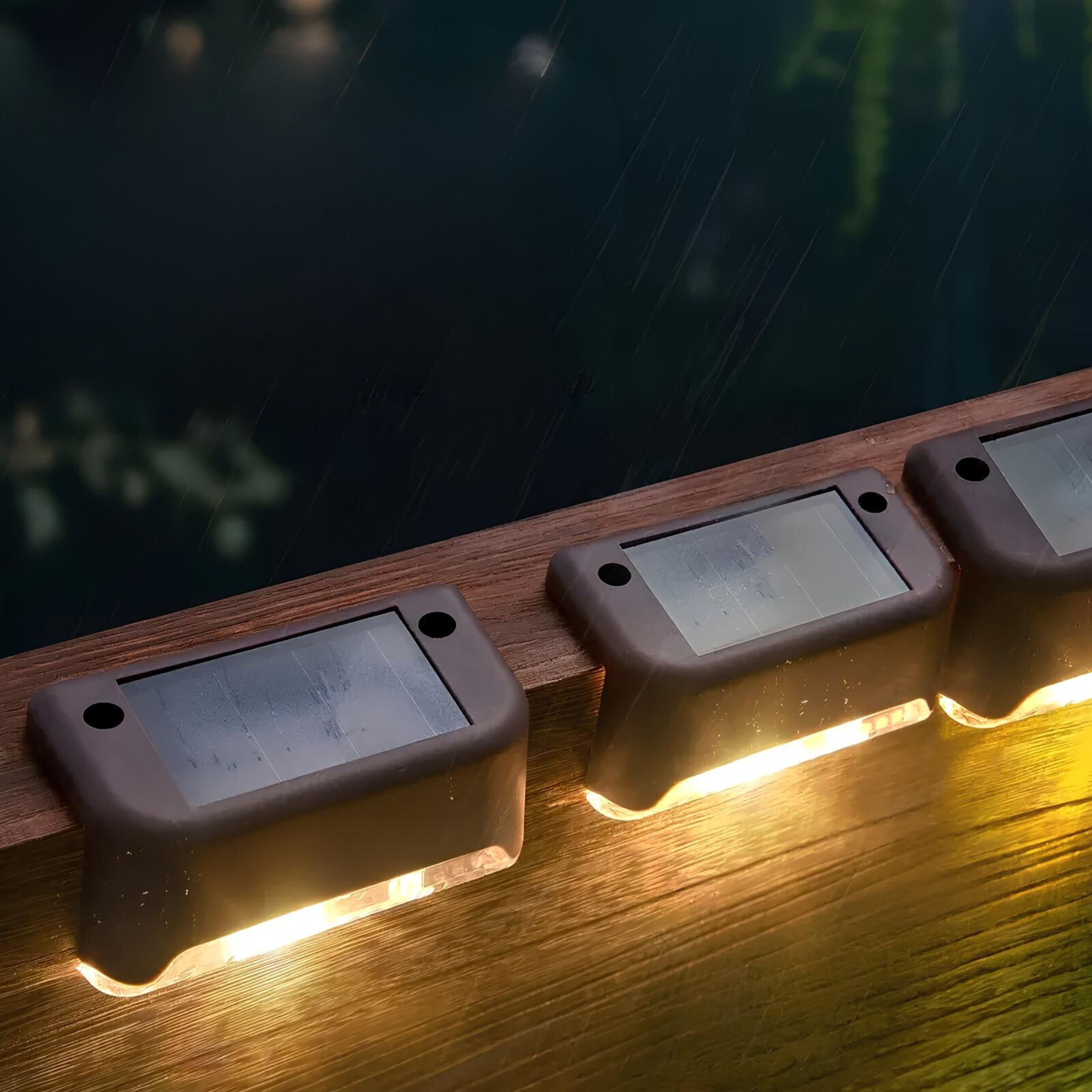 Lucavue | Solar LED Step Lights for Garden & Outdoor Safety