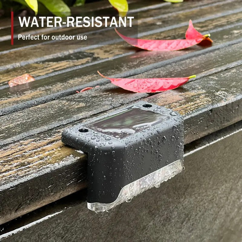 Lucavue | Solar LED Step Lights for Garden & Outdoor Safety