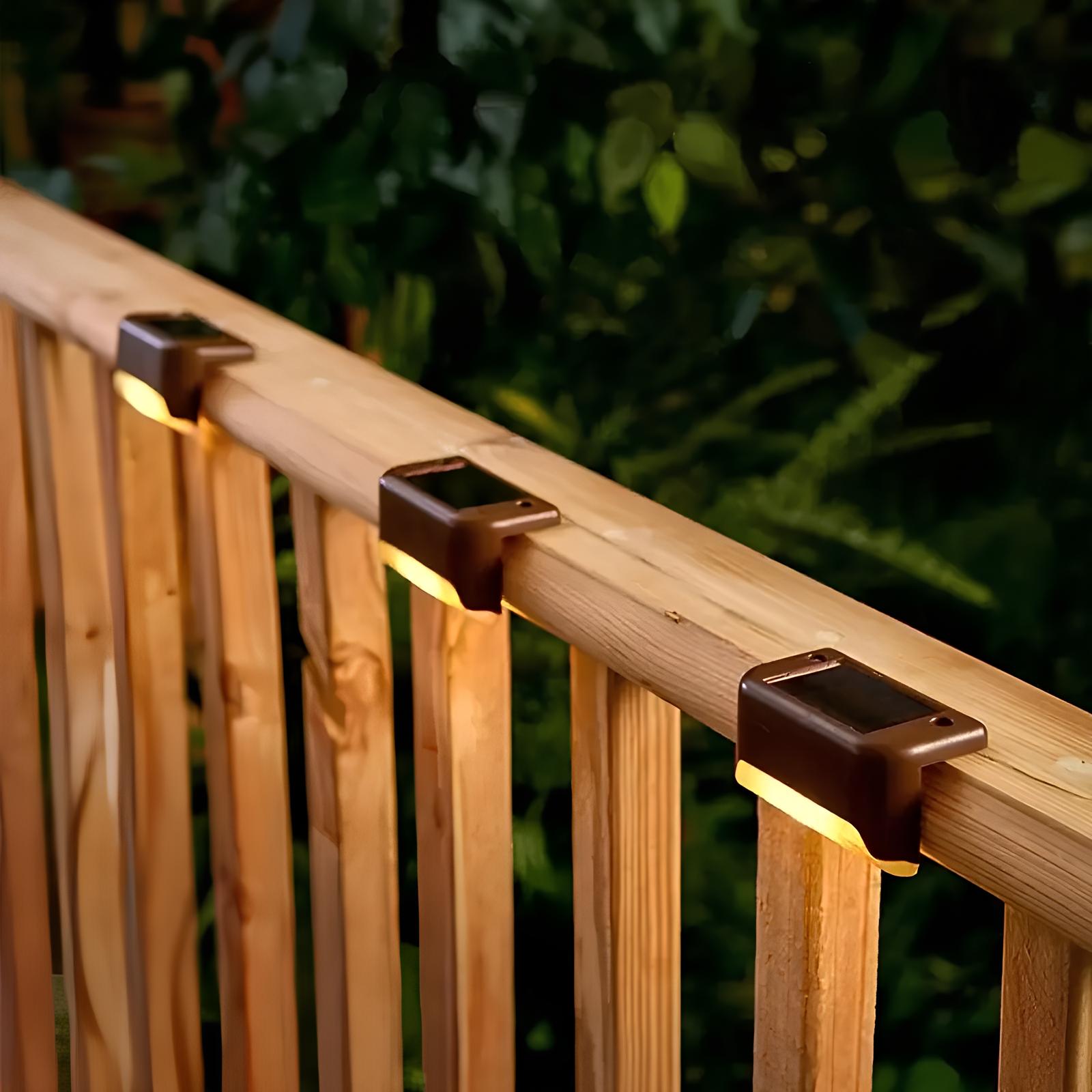 Lucavue | Solar LED Step Lights for Garden & Outdoor Safety