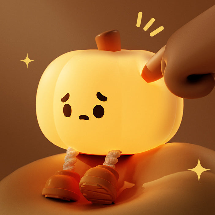 Lucenta | Playful Grumpy Pumpkin LED Night Light