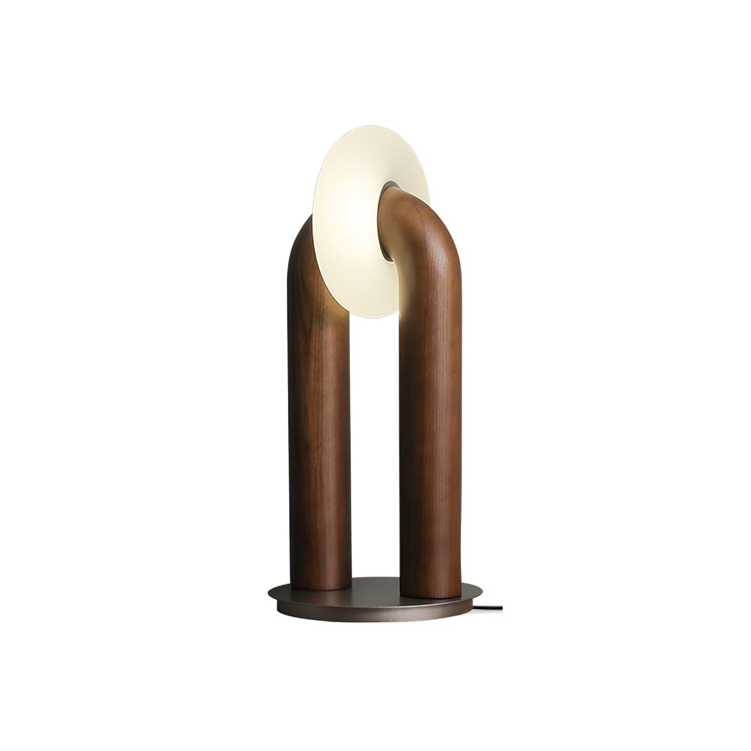 Lumesta | Curved Wireless LED Table Lamp with Modern Wooden Design