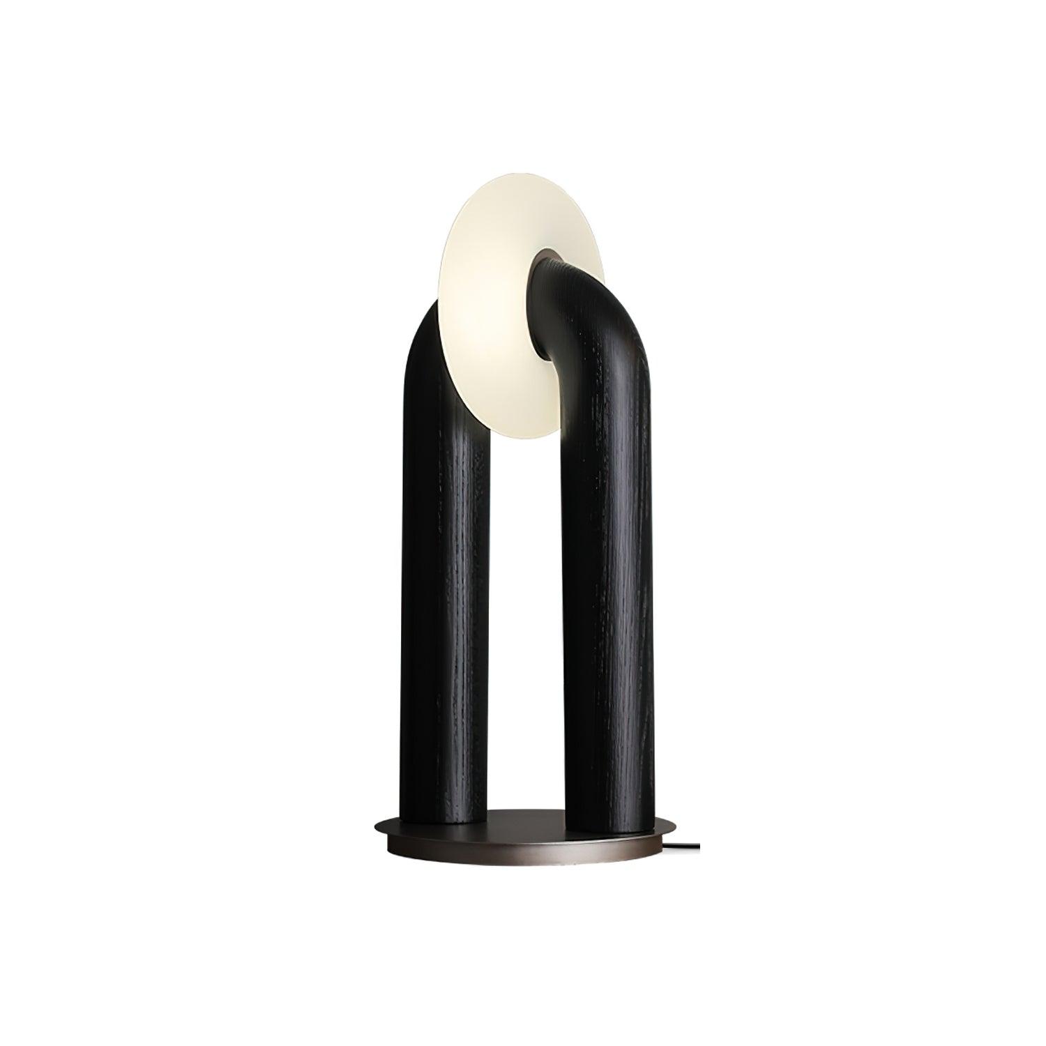 Lumesta | Curved Wireless LED Table Lamp with Modern Wooden Design