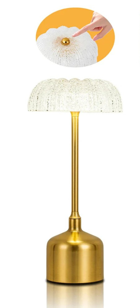 LumiBloom | Rechargeable Crystal Flower Table Lamp