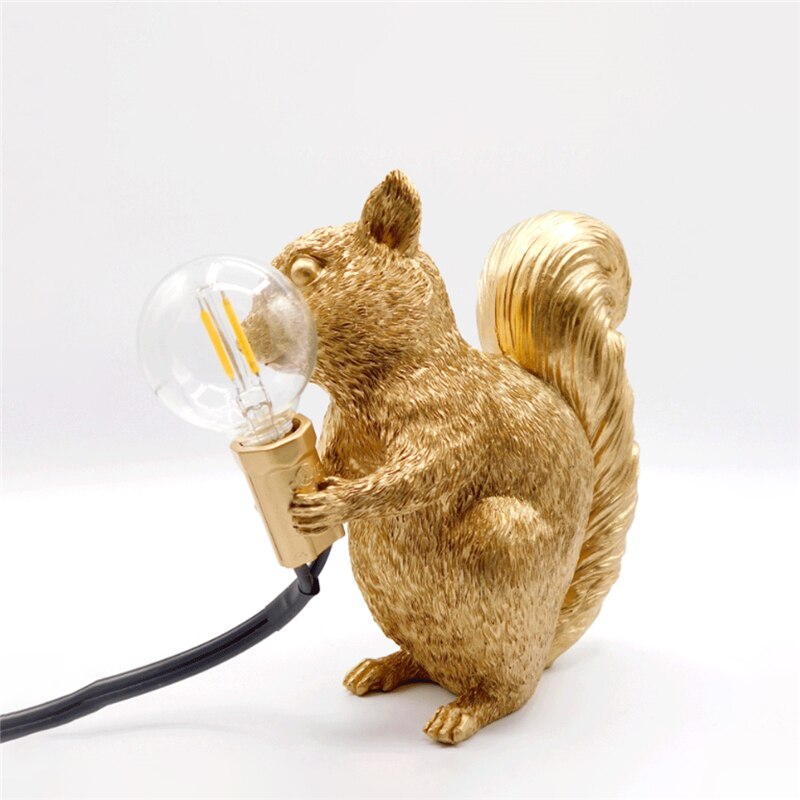Luminique | Nordic Cute Squirrel LED Table Lamp
